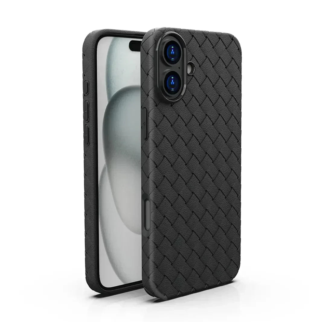 Weave Breathable Matte Soft Grid Case for iPhone 16 Plus iPhone 16 Plus black Cases & Covers Weave Breathable Matte Soft Grid Case for iPhone 16 Plus iPhone 16 Plus black Cases & Covers